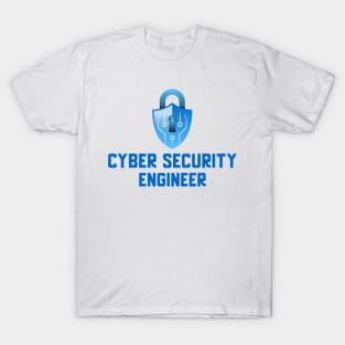 Cyber Security Engineer - Blue T-Shirt